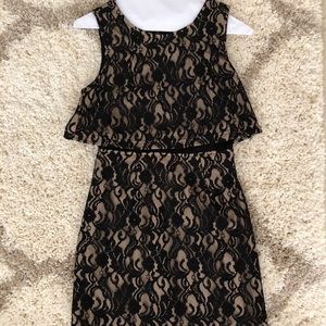 Forever 21 Tiered Floral Mini Dress